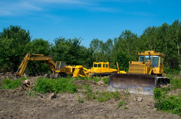 Bulldozer Clearing in Joplin